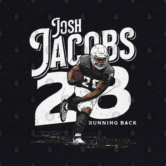 Josh Jacobs Las Vegas Player Name by Chunta_Design